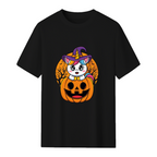 Cute Unicorn WItchy Jack O Lantern Pumpkin Halloween T-Shirt
