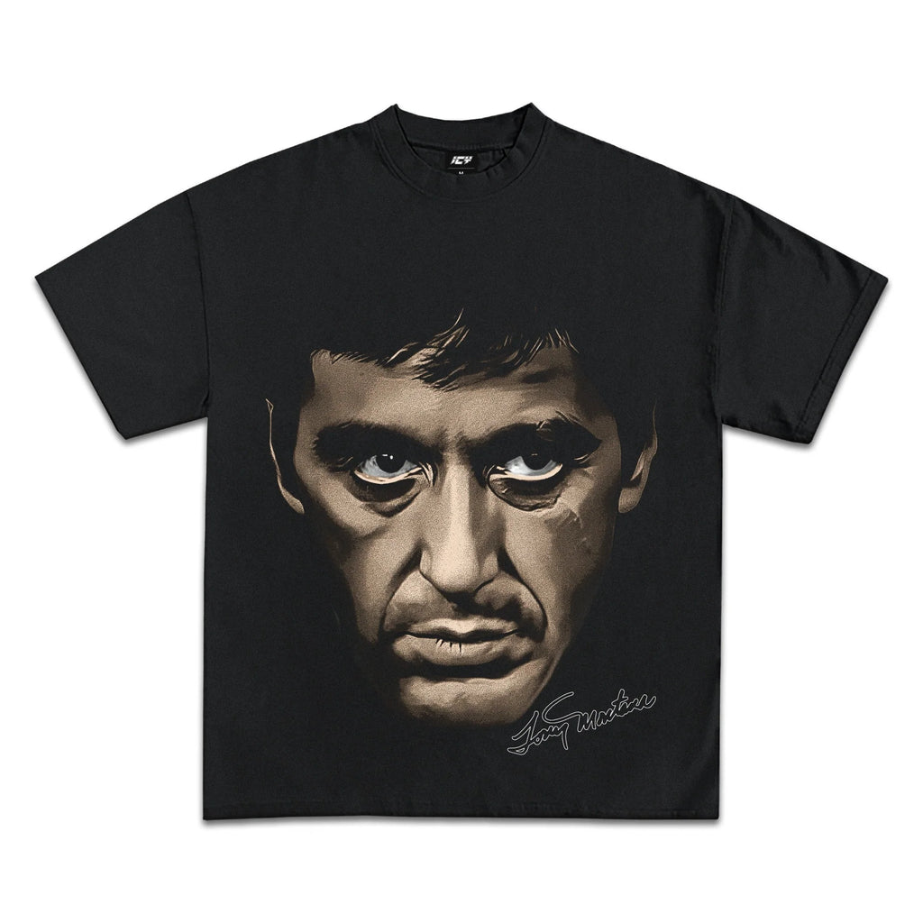 Tony Montana Scarface Jumbo Graphic T-Shirt