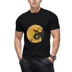 Airedale Terrier Dog Shirt And Moon Funny Halloween Costume T-Shirt
