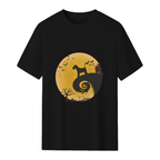 Airedale Terrier Dog Shirt And Moon Funny Halloween Costume T-Shirt