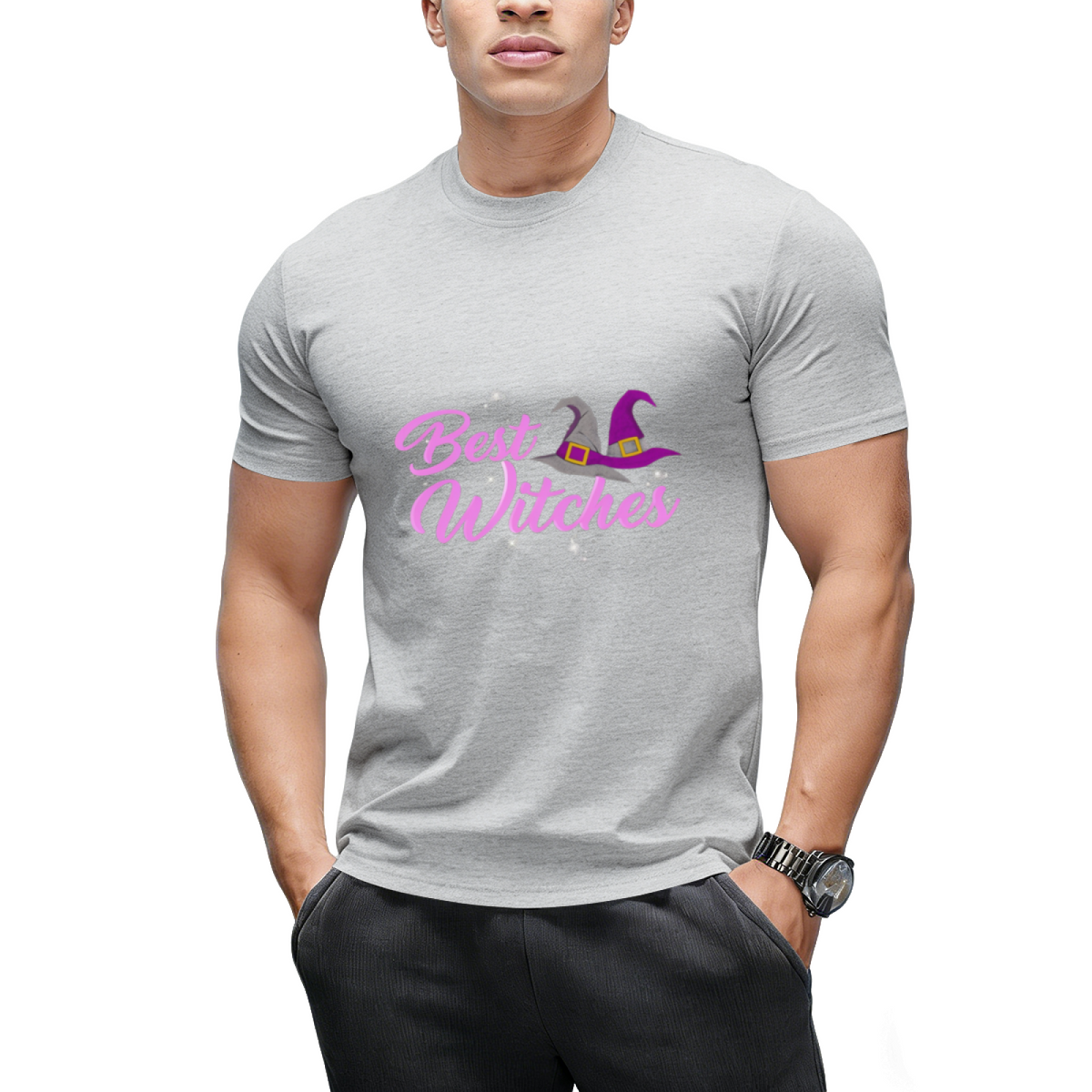 Best Witches Cute Halloween Witch Best Wishes Pun T-Shirt