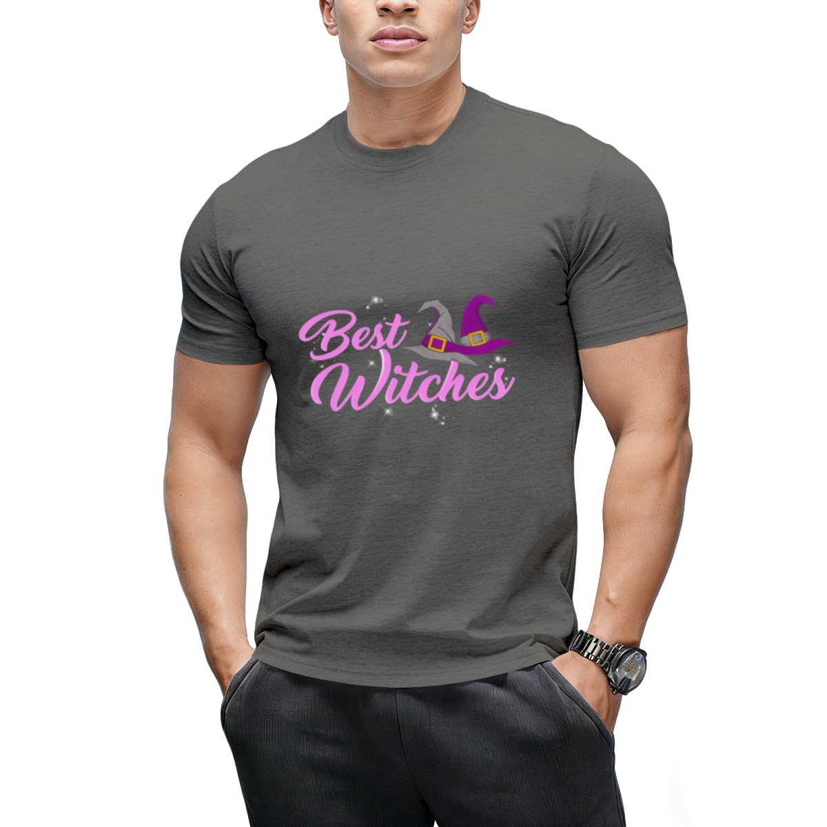 Best Witches Cute Halloween Witch Best Wishes Pun T-Shirt
