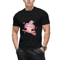 Cute Axolotl Witch Flying On A Broom T-Shirt