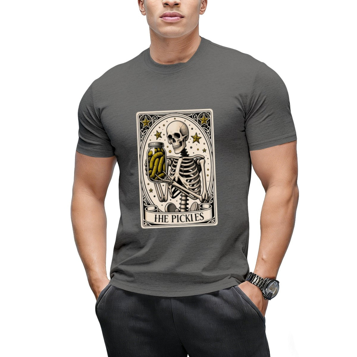 halloween the pickles tarot card shirt,spooky pickle halloween shirt T-Shirt