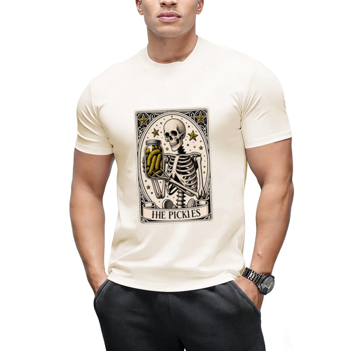 halloween the pickles tarot card shirt,spooky pickle halloween shirt T-Shirt