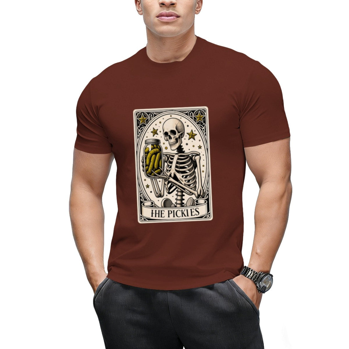 halloween the pickles tarot card shirt,spooky pickle halloween shirt T-Shirt