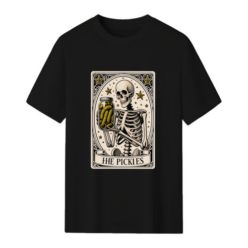 halloween the pickles tarot card shirt,spooky pickle halloween shirt T-Shirt