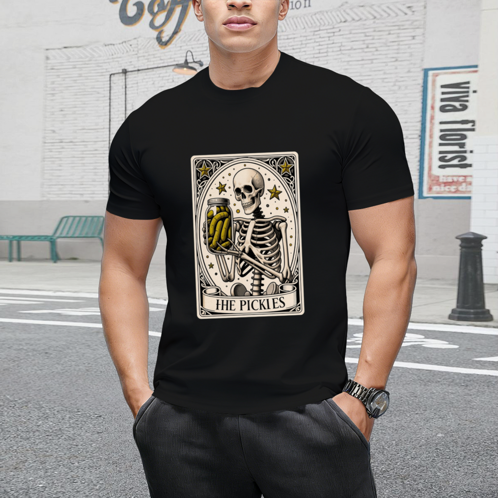 halloween the pickles tarot card shirt,spooky pickle halloween shirt T-Shirt