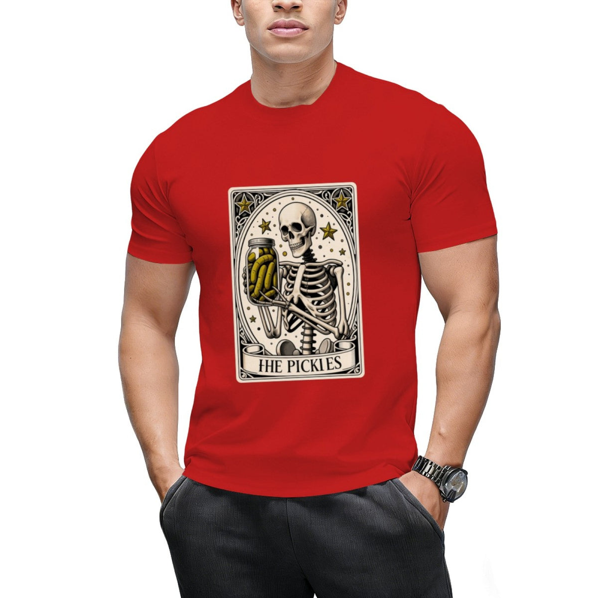 halloween the pickles tarot card shirt,spooky pickle halloween shirt T-Shirt