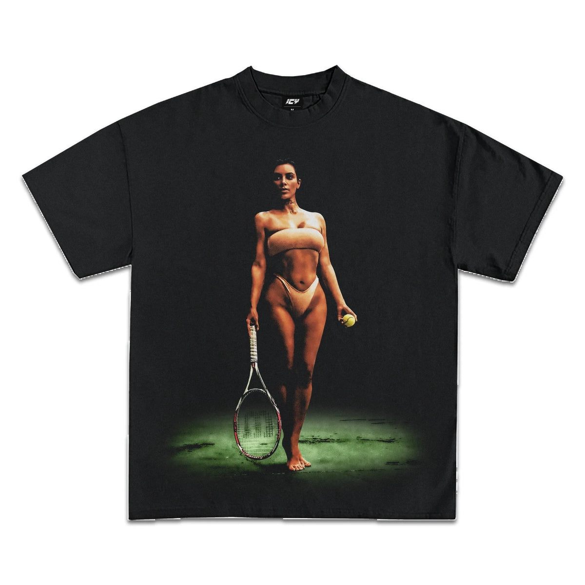 Kim Kardashian Tennis Graphic T-Shirt