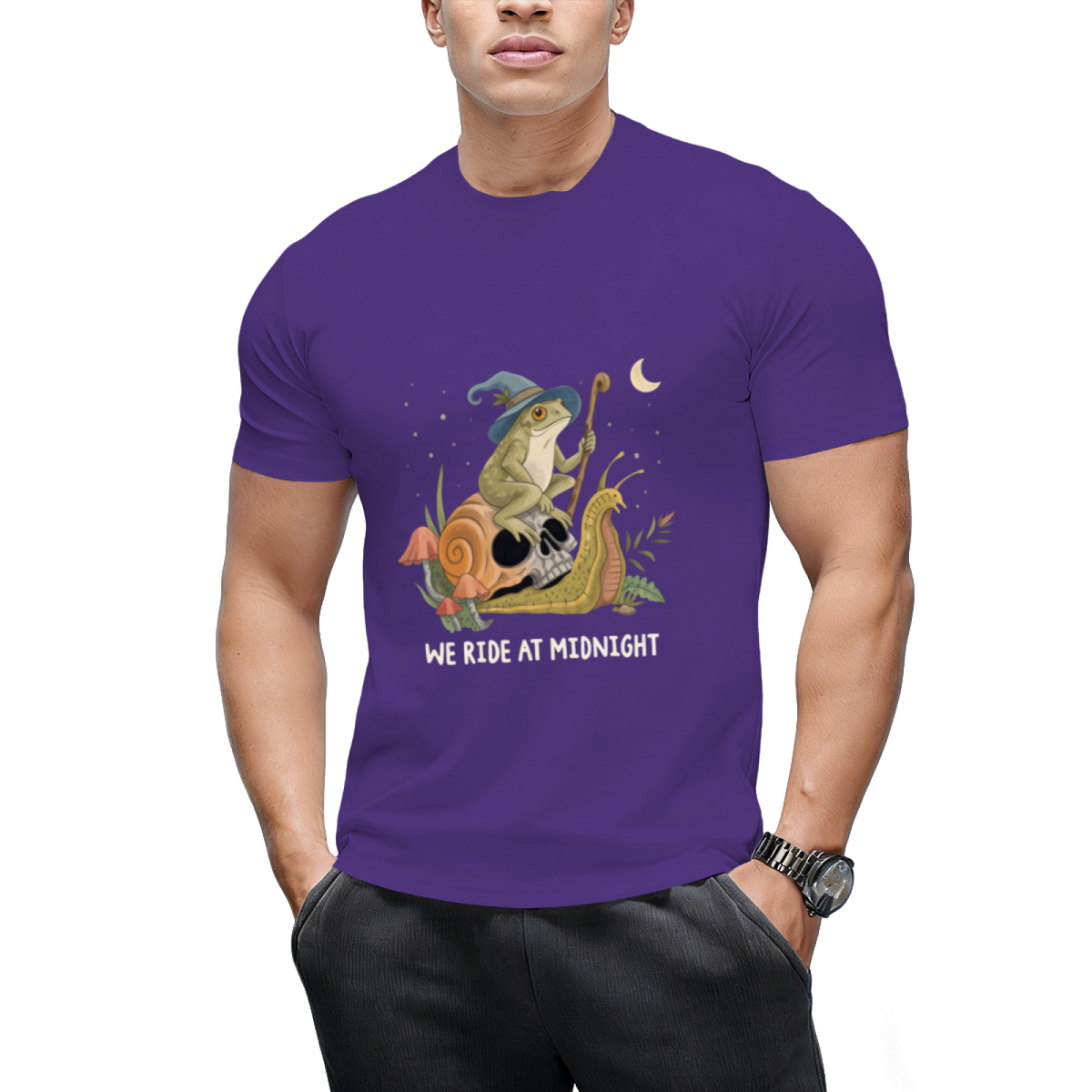 Cottagecore Aesthetic Witch Frog Snail Mushroom Goblincore T-Shirt