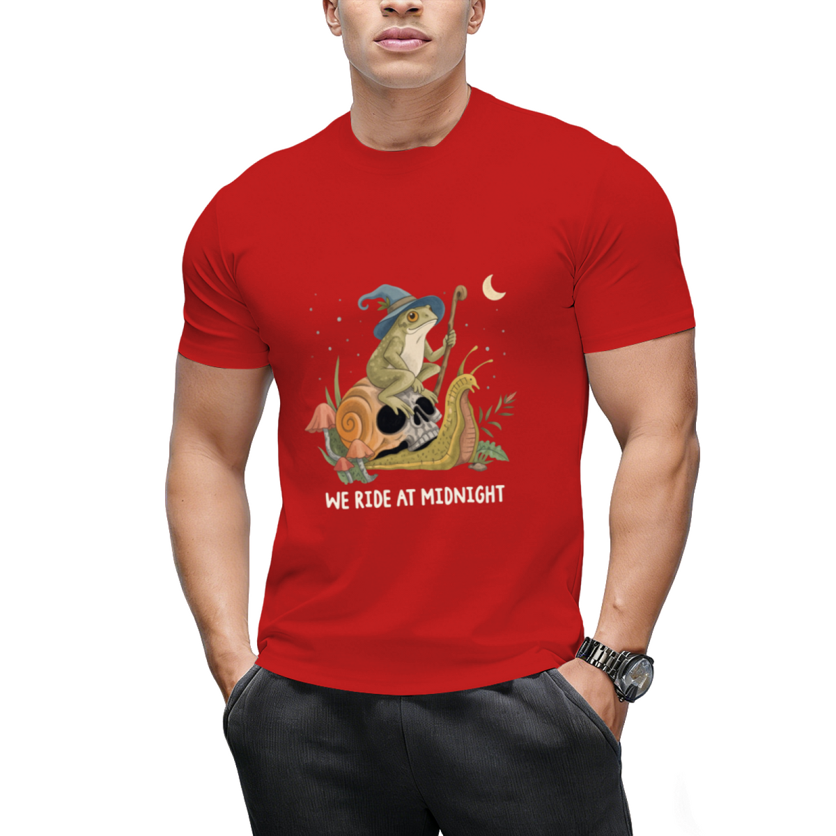 Cottagecore Aesthetic Witch Frog Snail Mushroom Goblincore T-Shirt