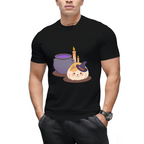 FFXIV - Halloween Witch Fat Cat T-Shirt