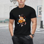 Cute Halloween Anime Witch, Ghost  Pumpkin T-Shirt