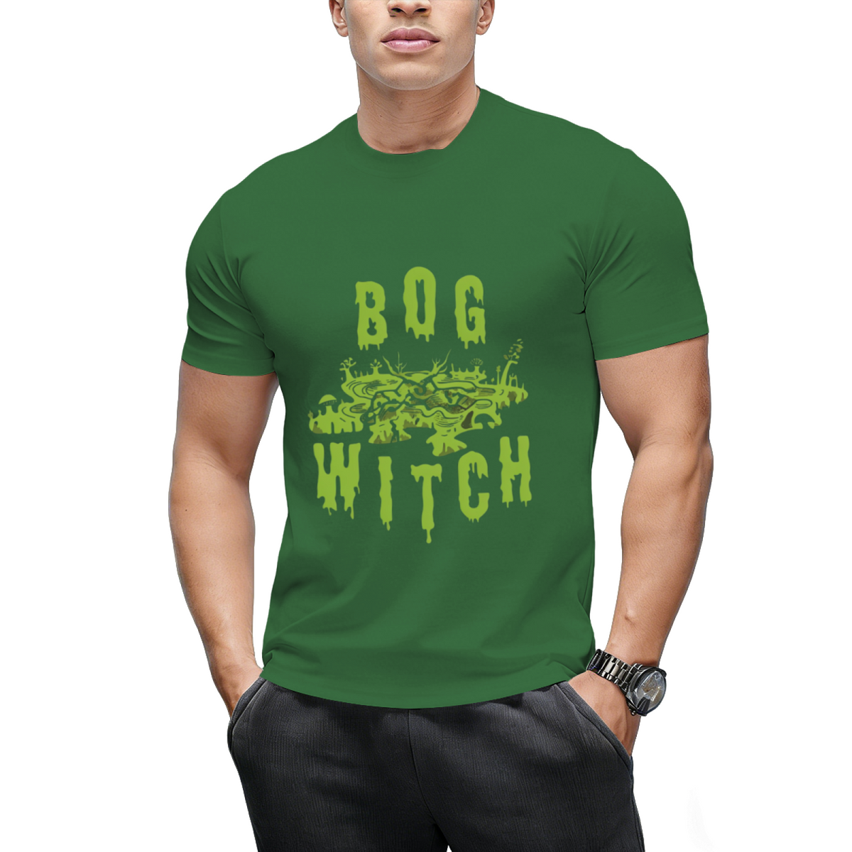 Bog Witch-green T-Shirt