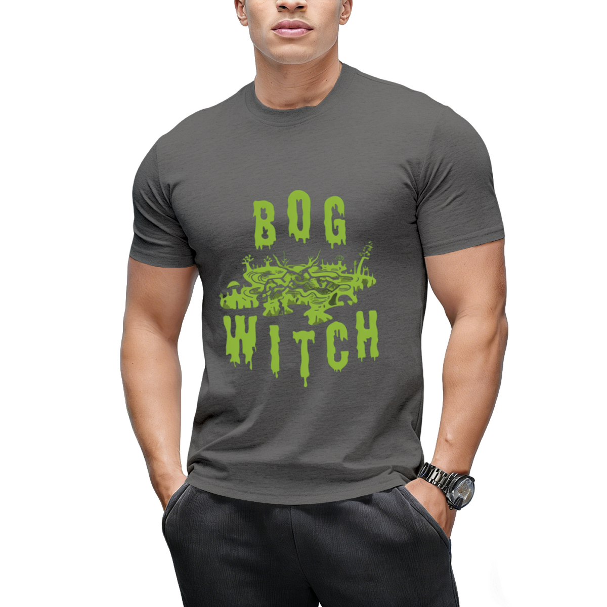 Bog Witch-green T-Shirt