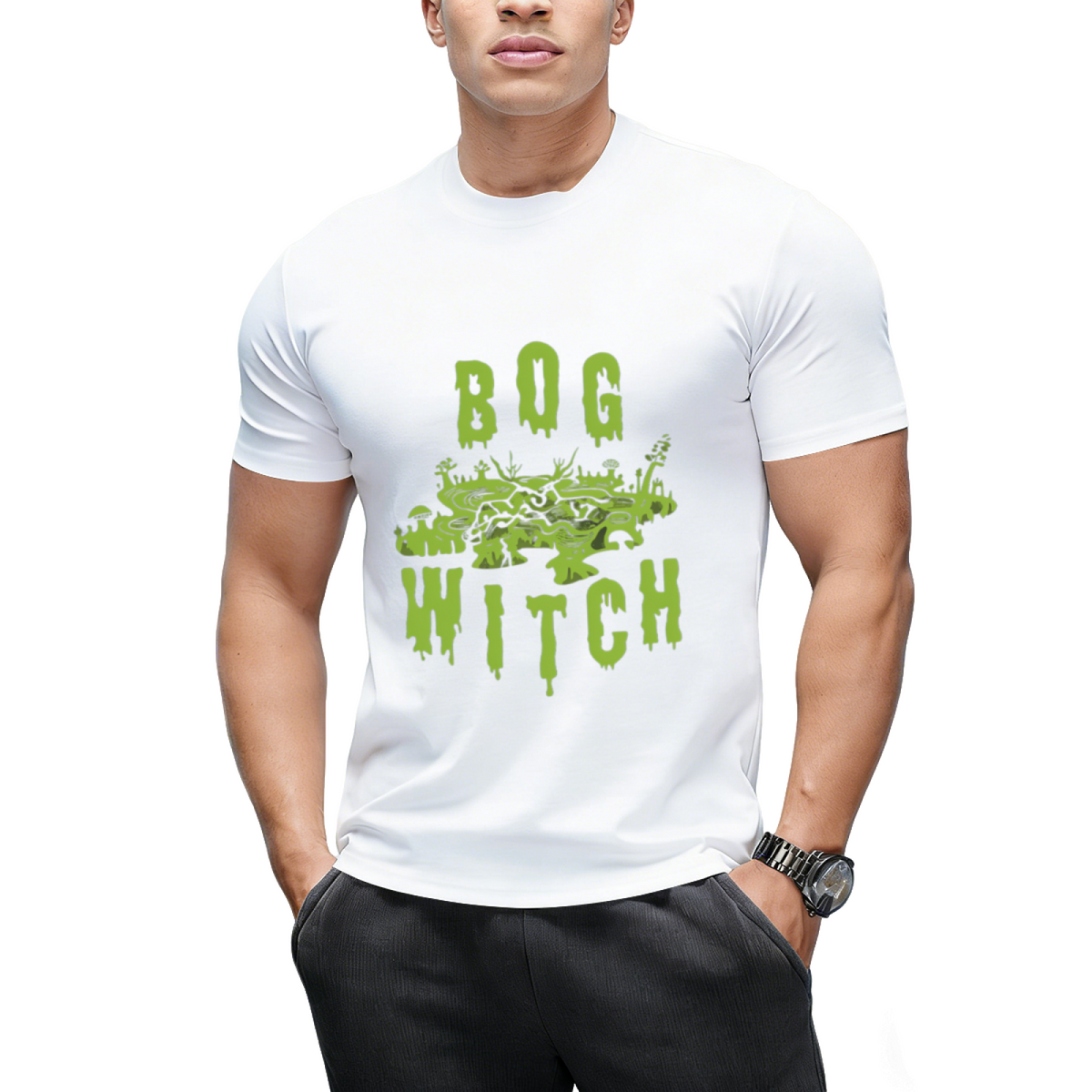 Bog Witch-green T-Shirt