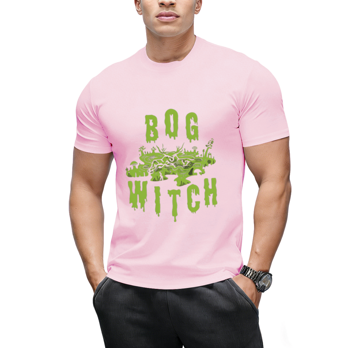 Bog Witch-green T-Shirt