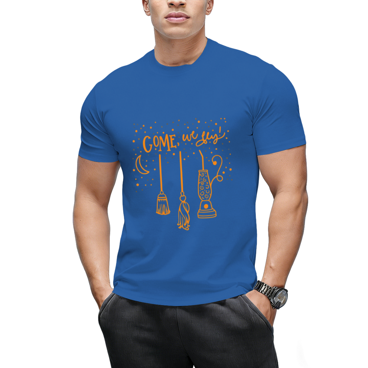 Come We Fly Funny Halloween Witch T-Shirt