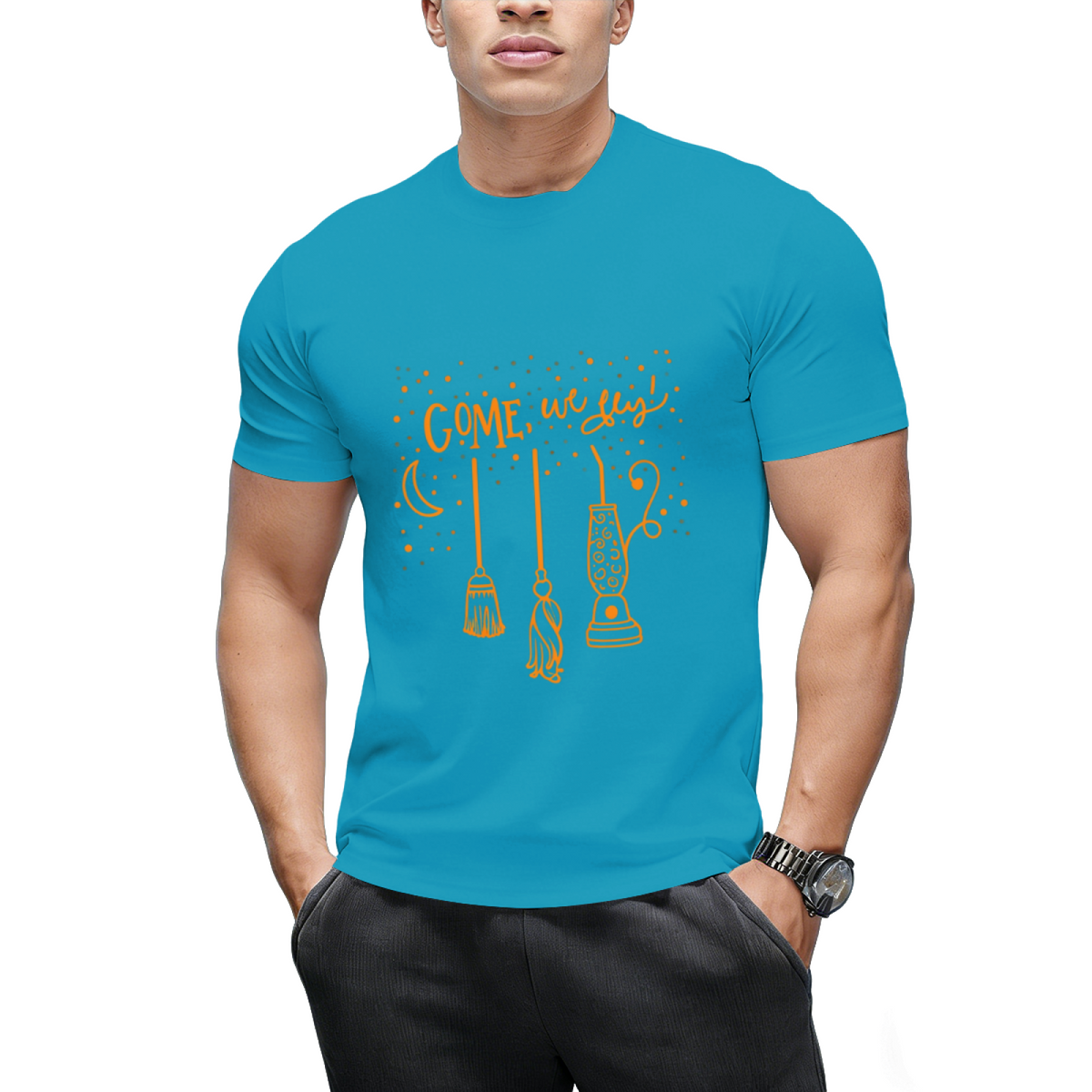 Come We Fly Funny Halloween Witch T-Shirt