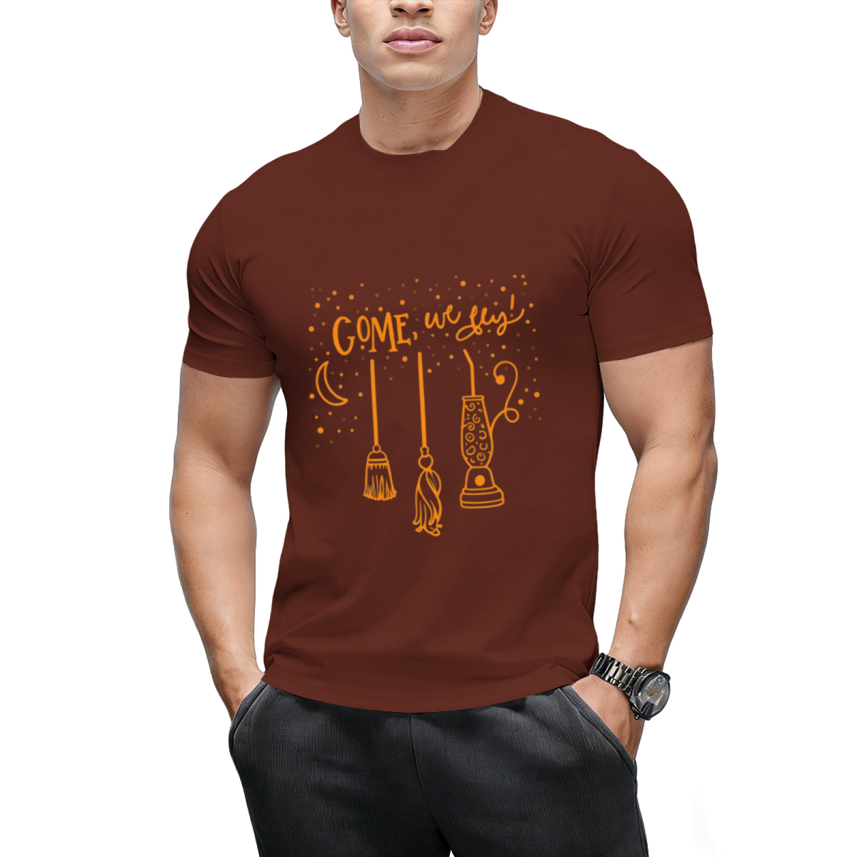 Come We Fly Funny Halloween Witch T-Shirt