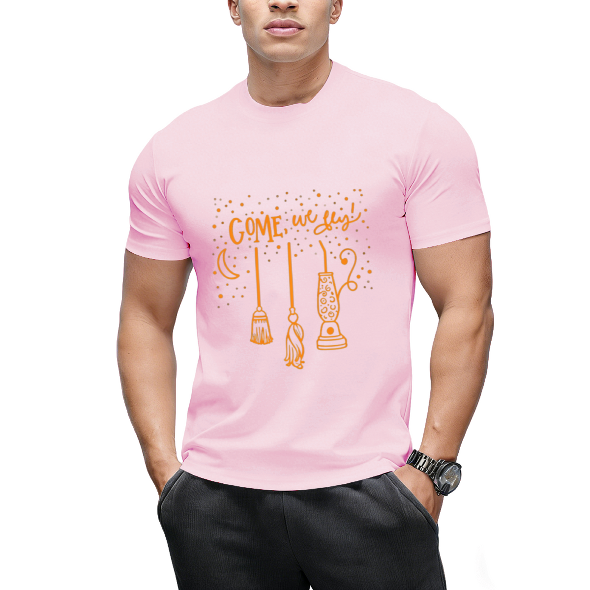 Come We Fly Funny Halloween Witch T-Shirt