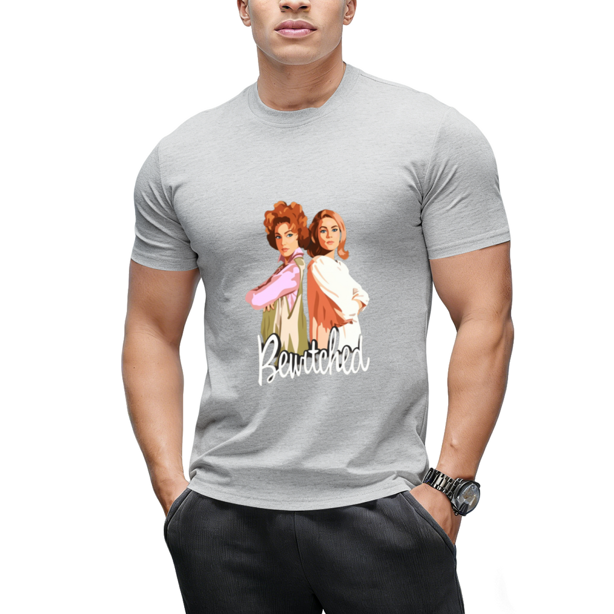 Bewitched  Samantha Darrin and Endora  T-Shirt