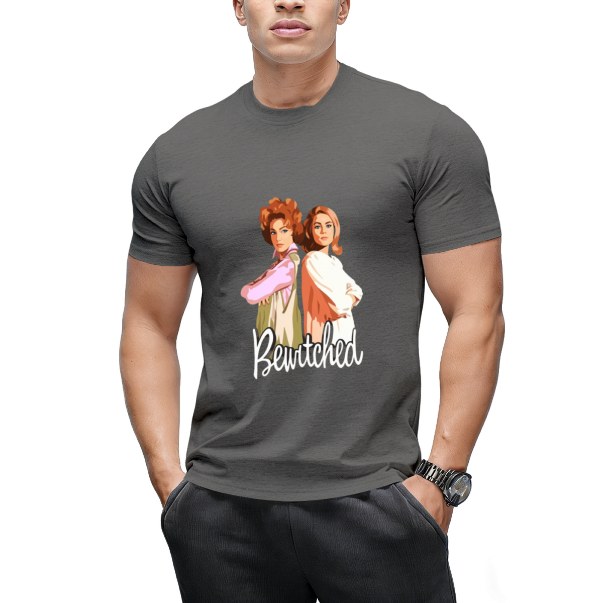 Bewitched  Samantha Darrin and Endora  T-Shirt