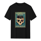 Easily Distracted By Cats And Skulls Skull T-Shirt