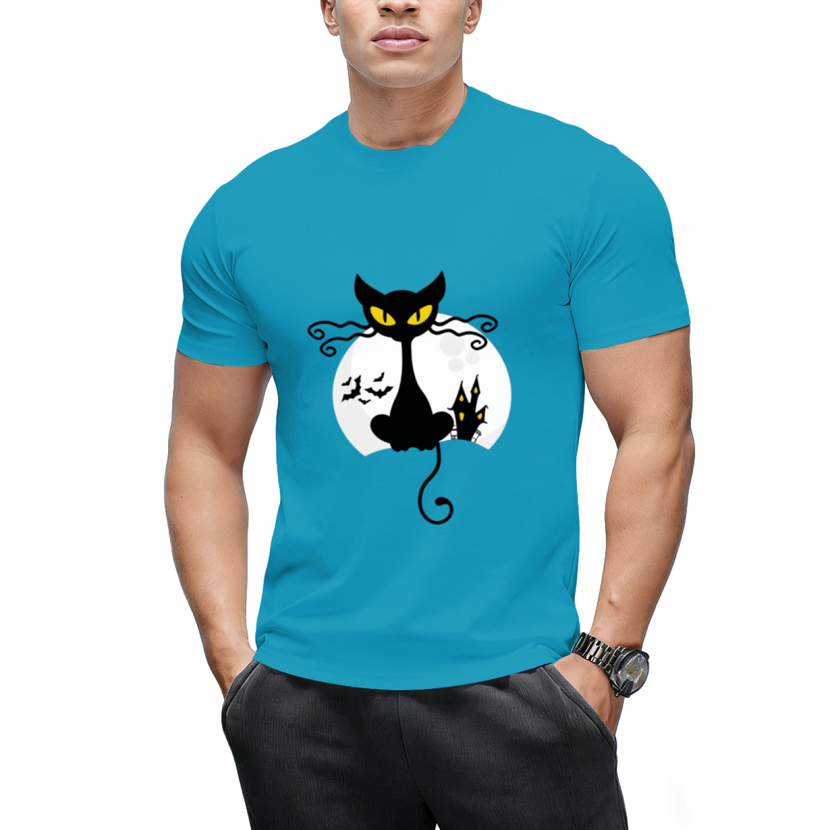 Black Cat Halloween edition T-Shirt