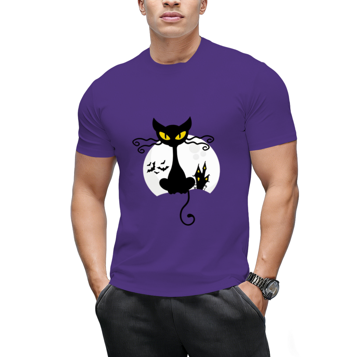 Black Cat Halloween edition T-Shirt
