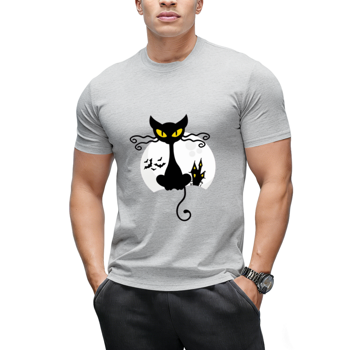 Black Cat Halloween edition T-Shirt