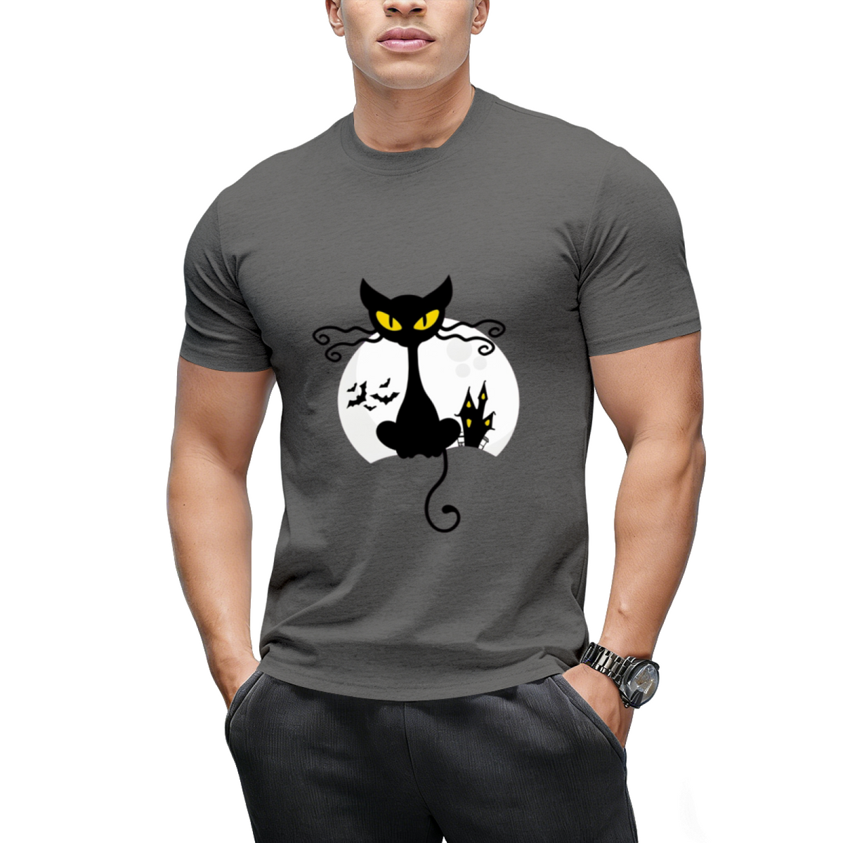 Black Cat Halloween edition T-Shirt