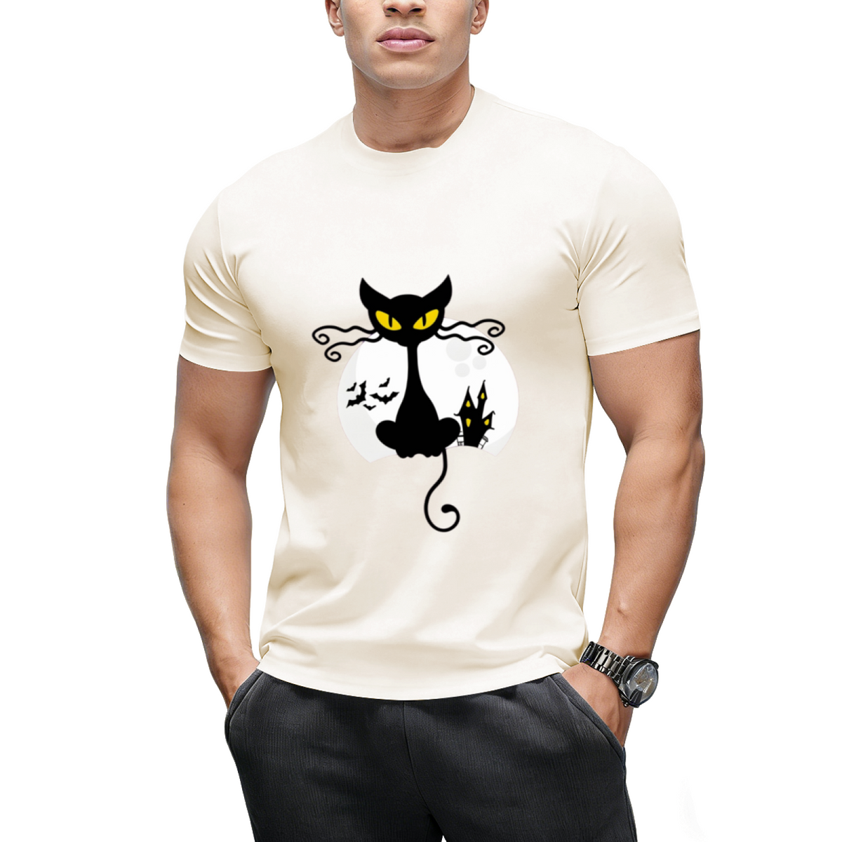 Black Cat Halloween edition T-Shirt