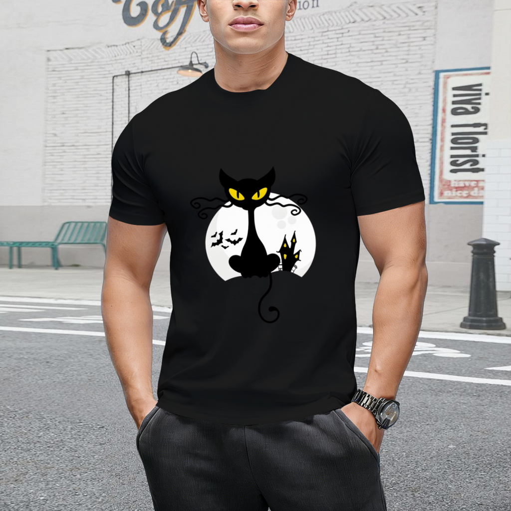 Black Cat Halloween edition T-Shirt