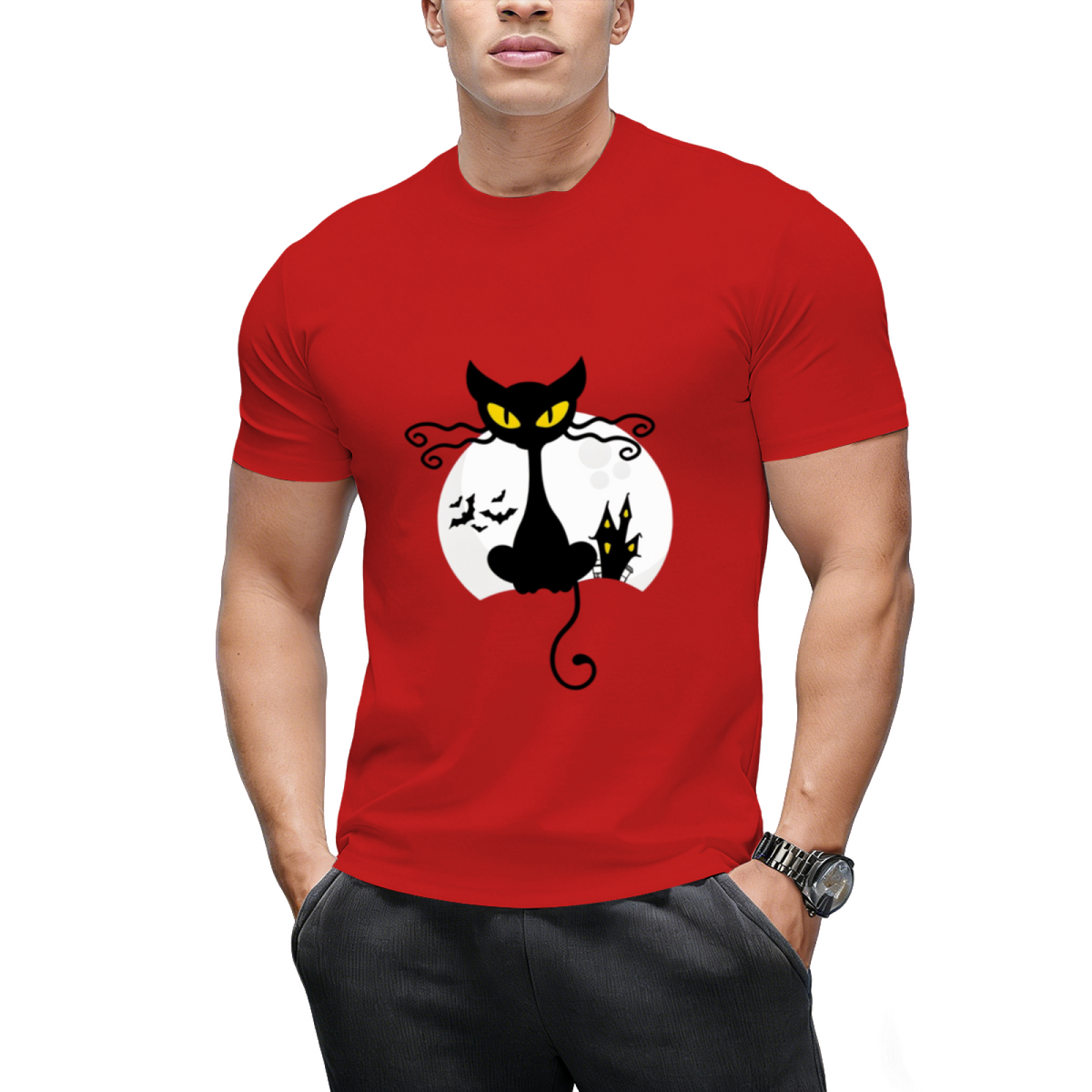 Black Cat Halloween edition T-Shirt