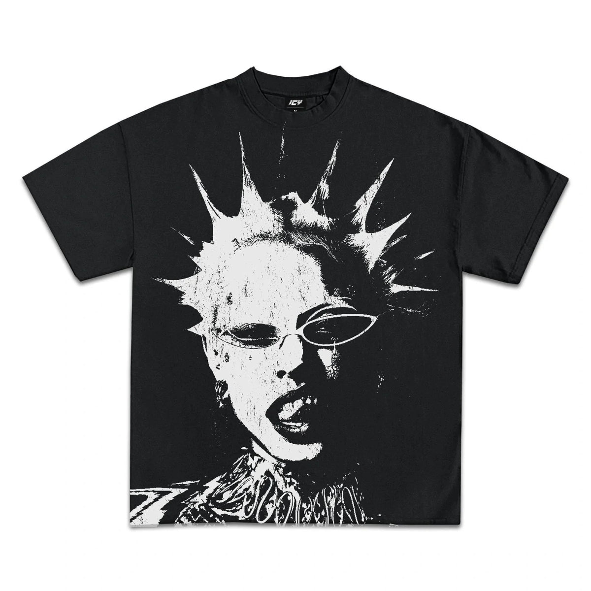 Punk Spike Graphic T-Shirt