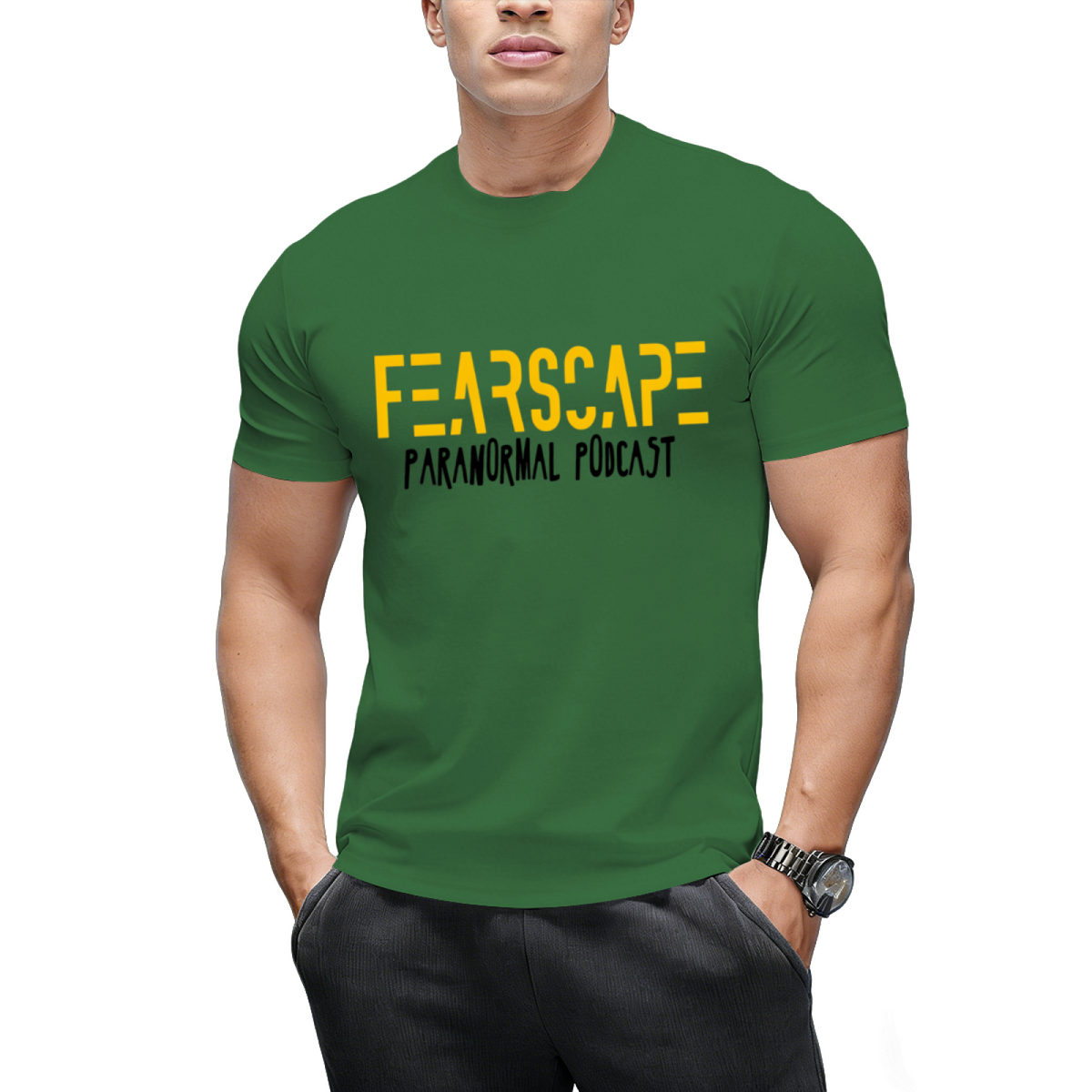 FearScape Name w_Black T-Shirt