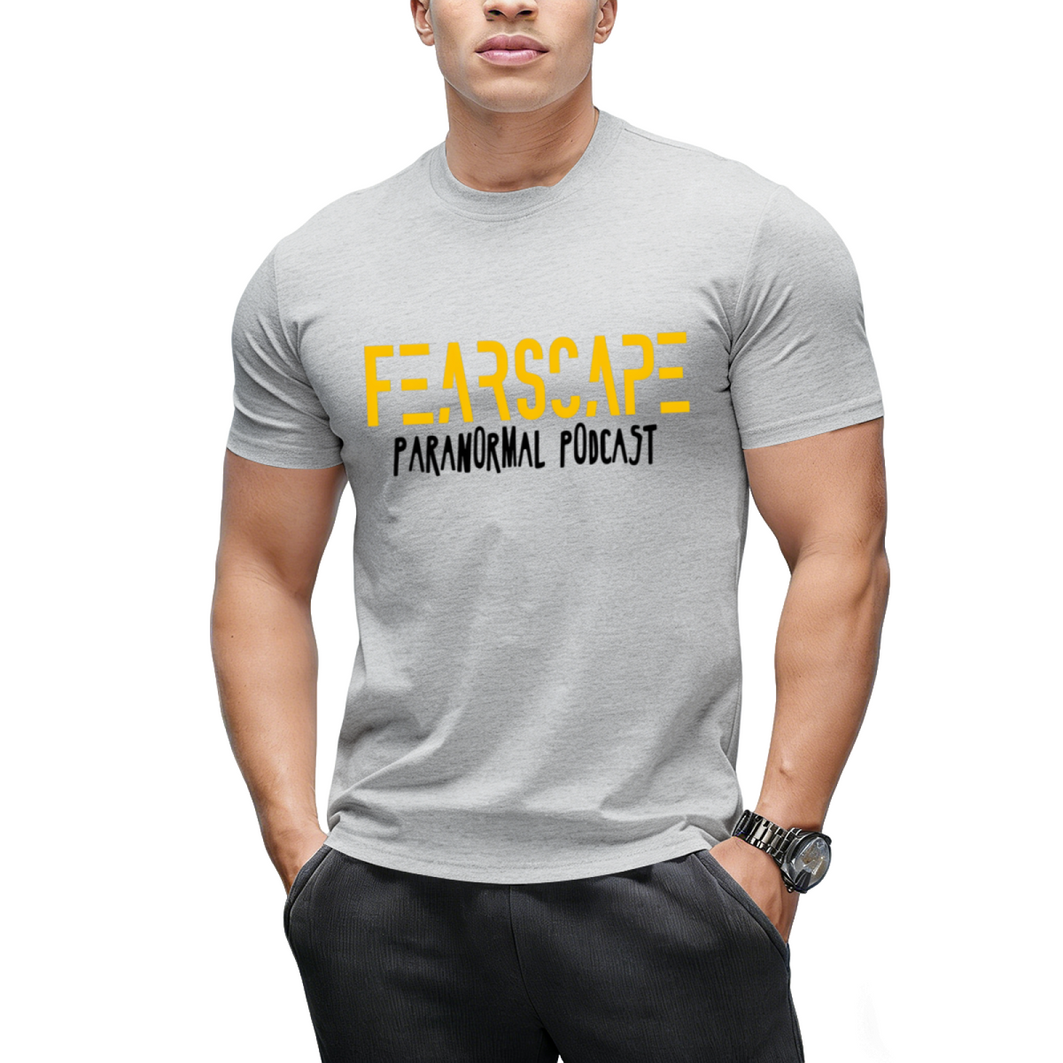 FearScape Name w_Black T-Shirt