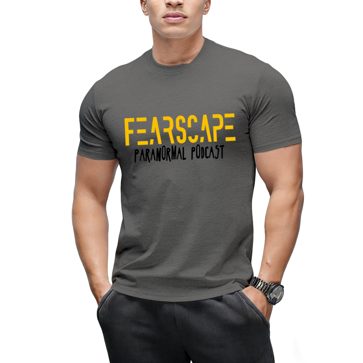 FearScape Name w_Black T-Shirt