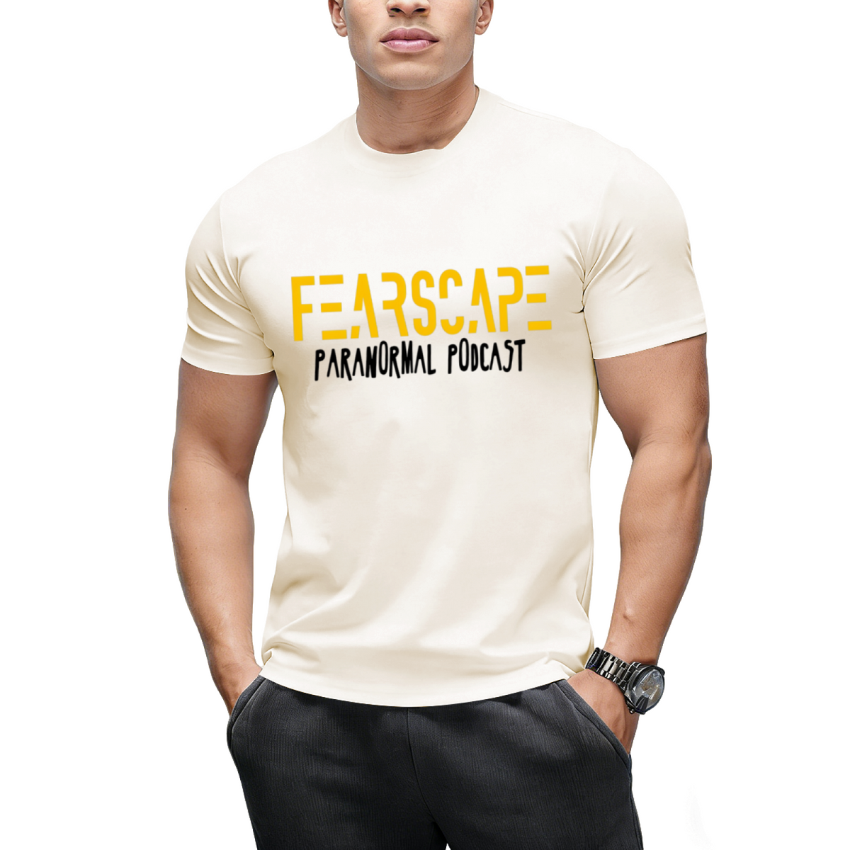 FearScape Name w_Black T-Shirt