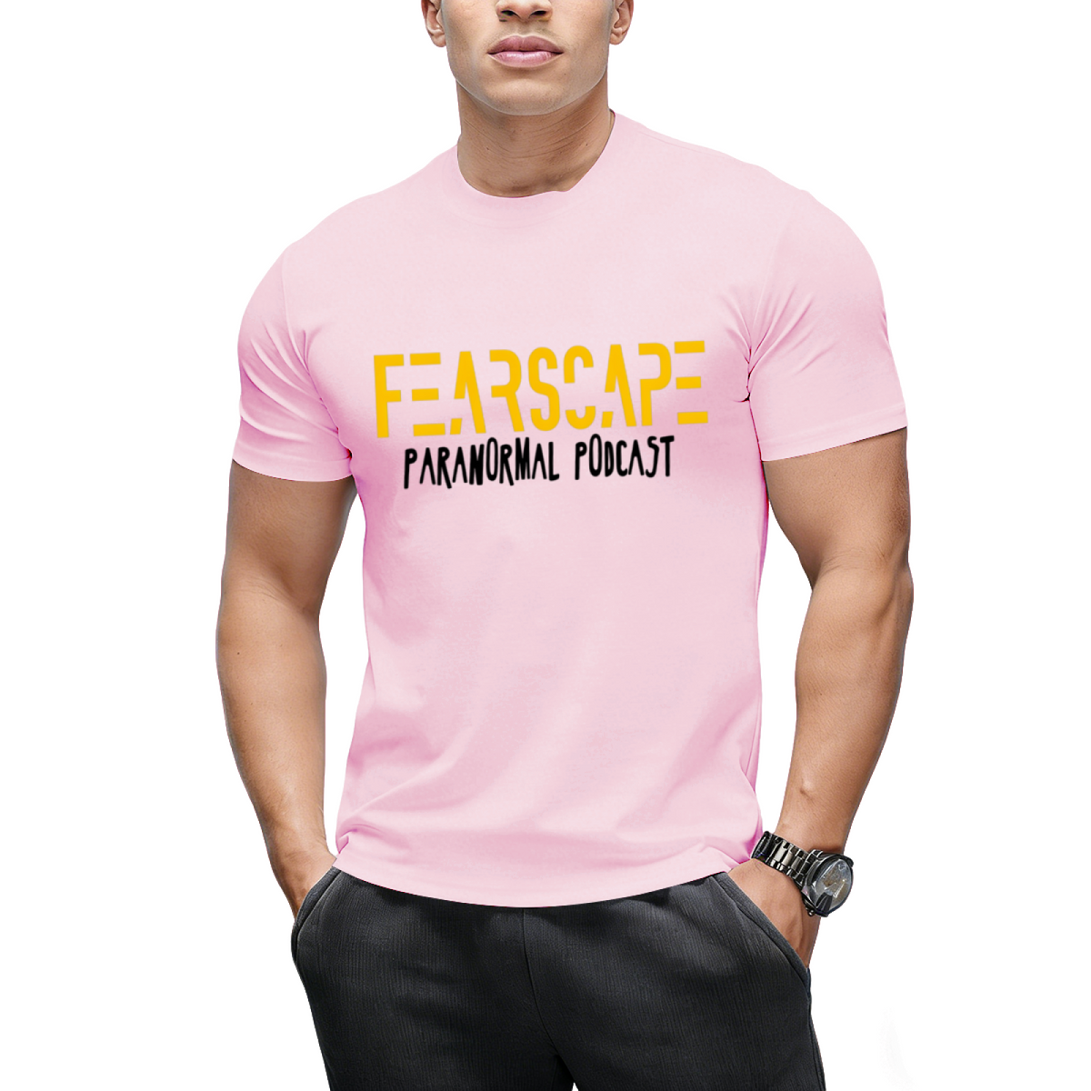 FearScape Name w_Black T-Shirt