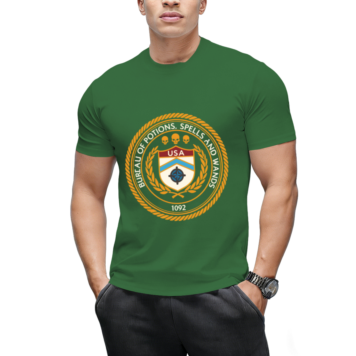 Bureau of Potions, Spells and Wands ATF Parody T-Shirt