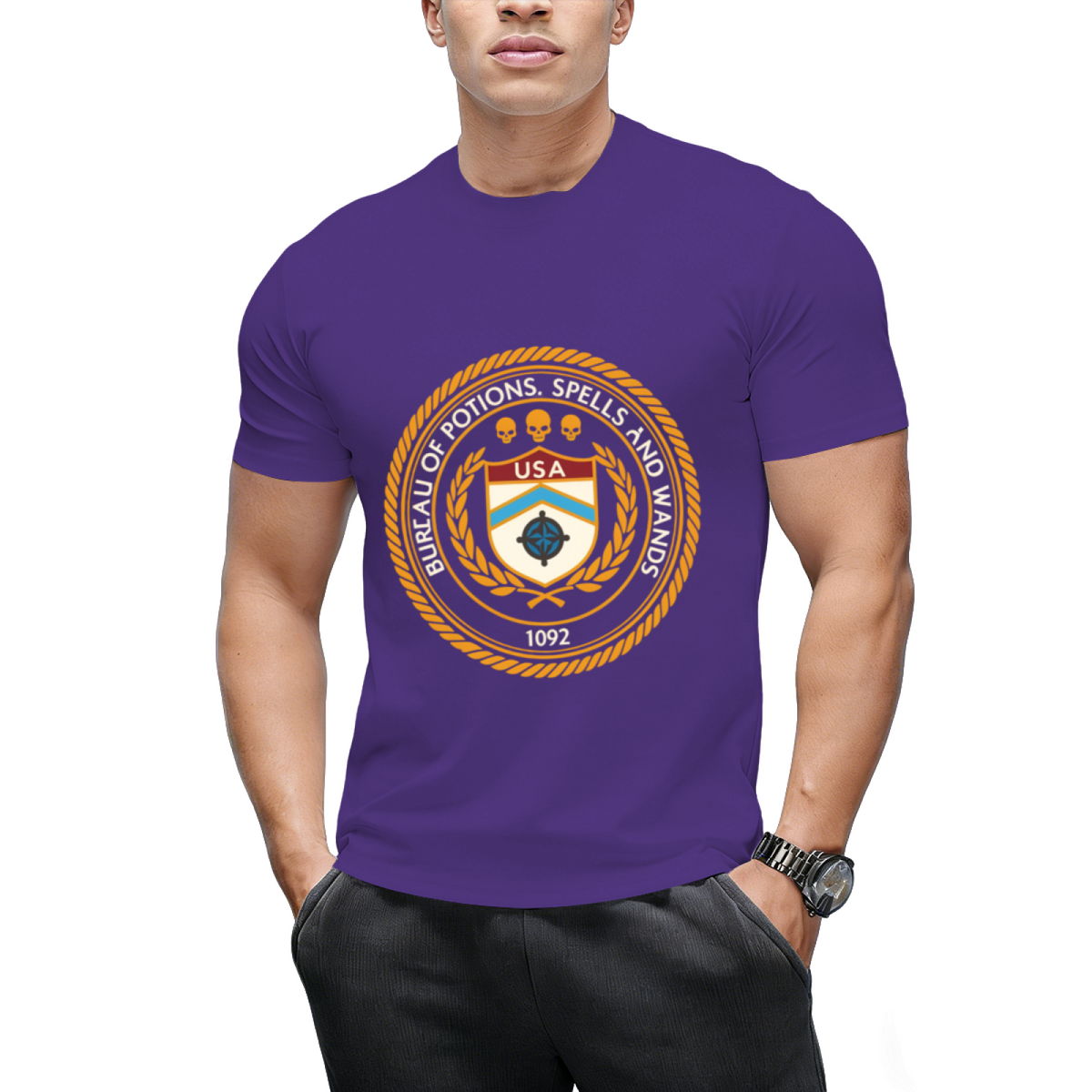 Bureau of Potions, Spells and Wands ATF Parody T-Shirt