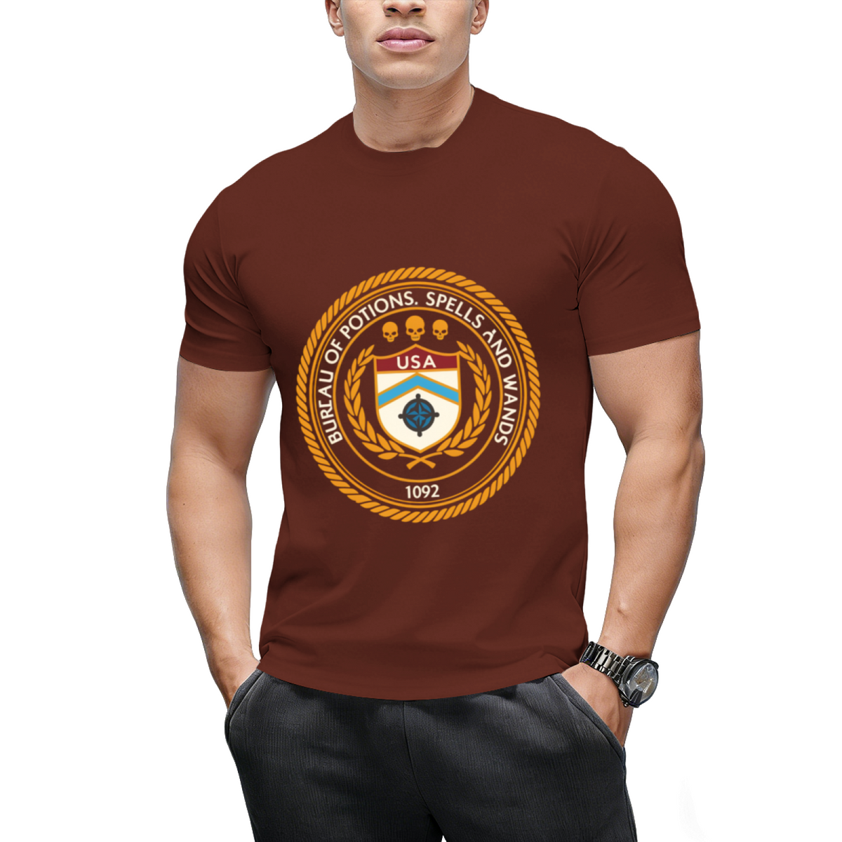 Bureau of Potions, Spells and Wands ATF Parody T-Shirt
