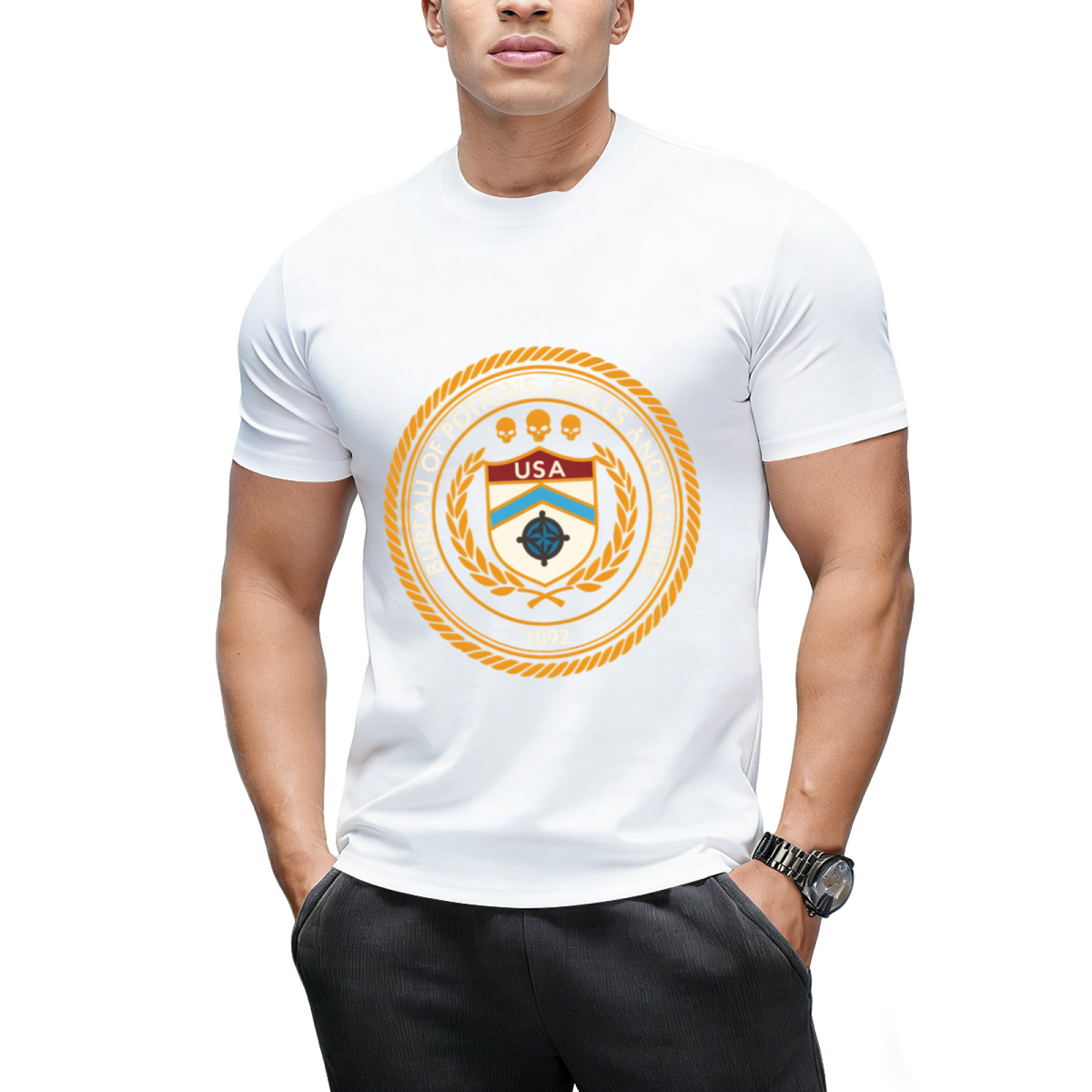 Bureau of Potions, Spells and Wands ATF Parody T-Shirt