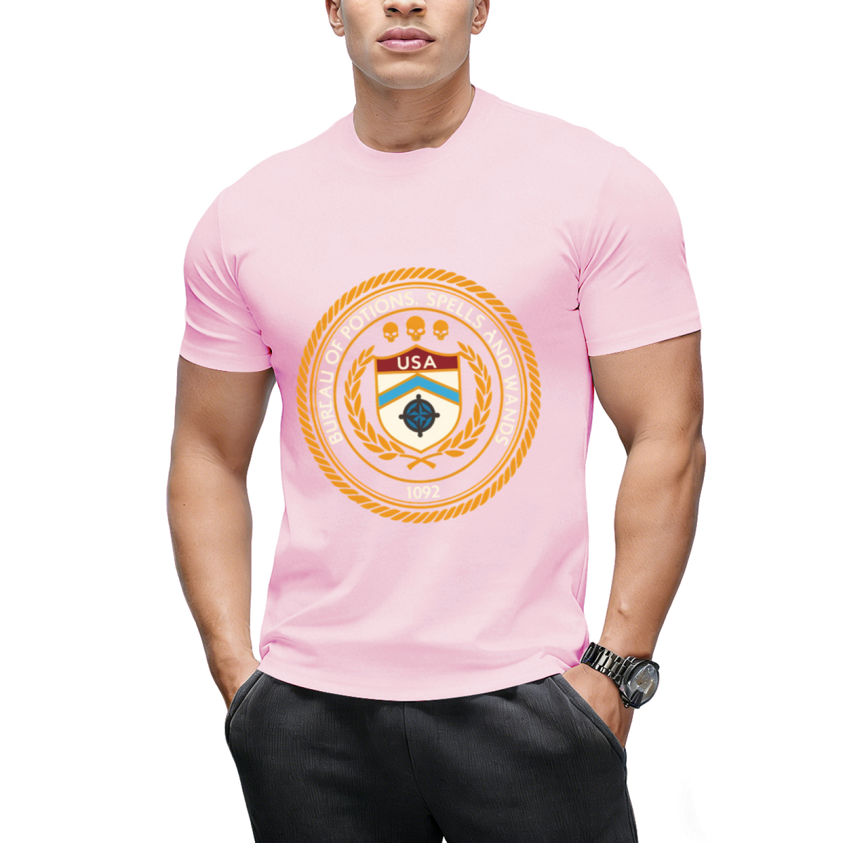 Bureau of Potions, Spells and Wands ATF Parody T-Shirt