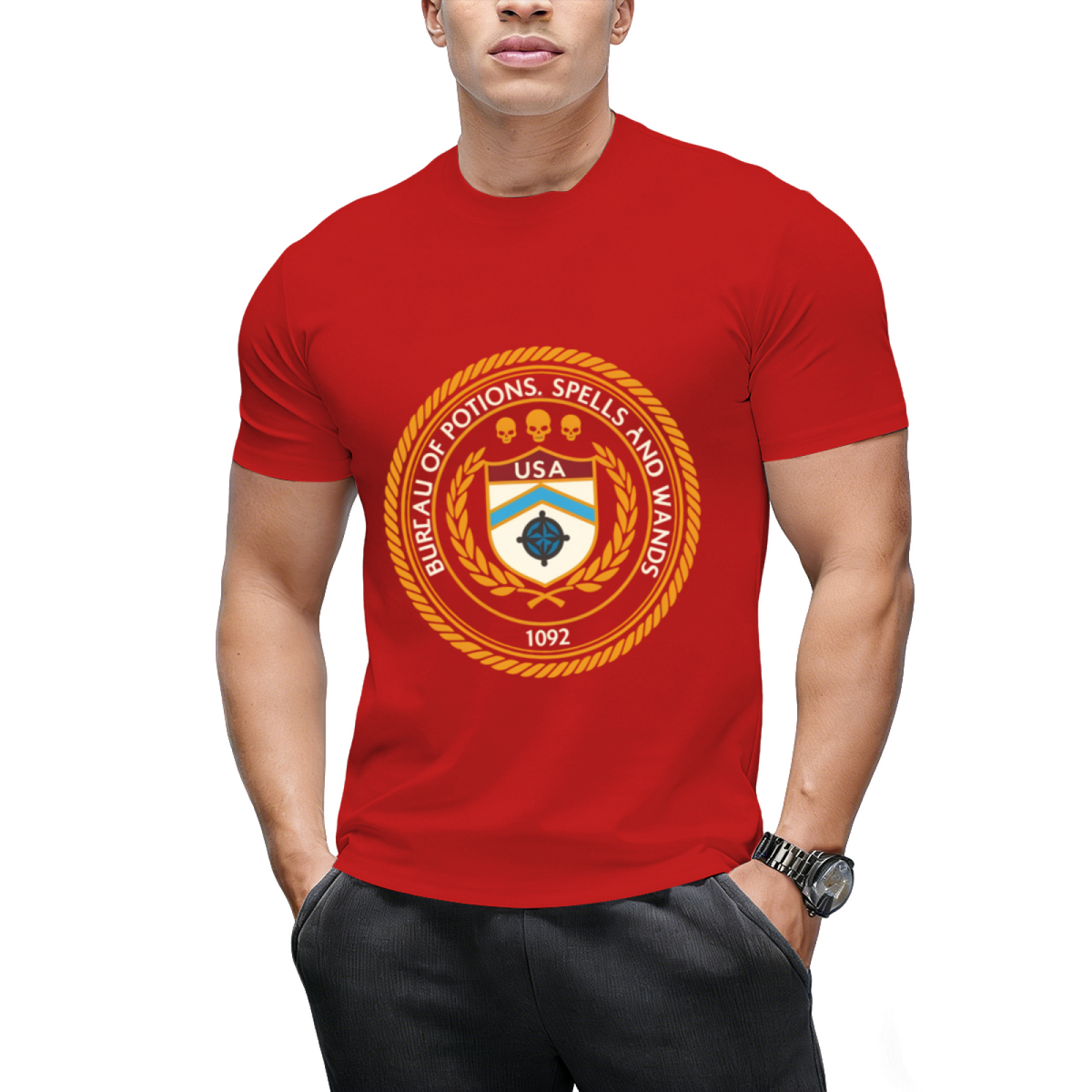 Bureau of Potions, Spells and Wands ATF Parody T-Shirt