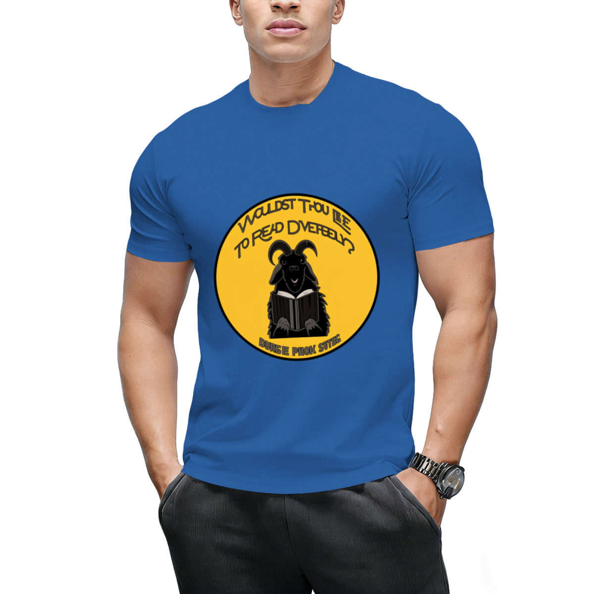 Black Philip Circular Emblem Alternative Tee T-Shirt
