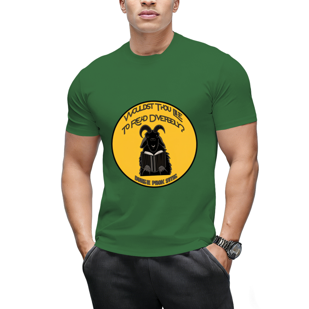 Black Philip Circular Emblem Alternative Tee T-Shirt